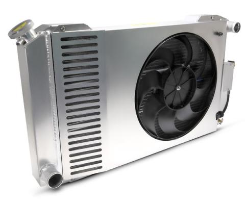 Slim-Fit Radiator System Universal Ford Style 26.0 Inch Core Manual Transmission Proform