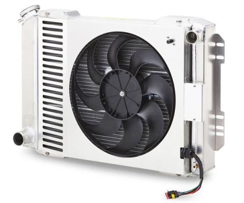 Slim-Fit Radiator System Mopar 1970-74 E-Body, 60-88 A/B-Body Manual Transmission Proform