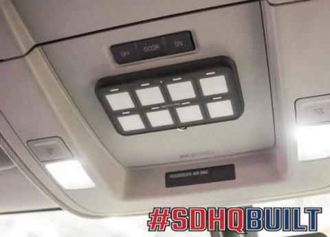 18-20 GM 2500/3500 Switch Pros 9100 Overhead Keypad Mount W/O Sunroof W/O Power Sliding Rear Window W/O Garage Door Opener Grey Color Panel SDHQ Offroad