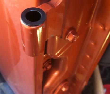 Jeep JK Door Hinge Liners 4 Door 07-18 Wrangler JK Textured Black Kentrol