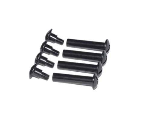 Jeep JK Replacement Hood Catch Rubbers Pair 07-18 Wrangler JK Textured Black Kentrol