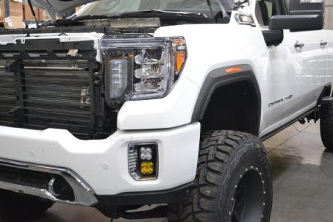 20-Present 2500/3500 GMC Fog Light Bracket Kit SDHQ Offroad