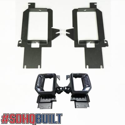 20-Present 2500/3500 GMC Fog Light Bracket Kit SDHQ Offroad