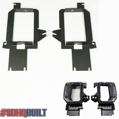 20-Present 2500/3500 GMC Fog Light Bracket Kit SDHQ Offroad