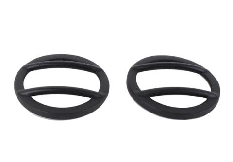 Jeep JK Side Marker Covers Plastic 07-18 Wrangler JK Textured Black Kentrol