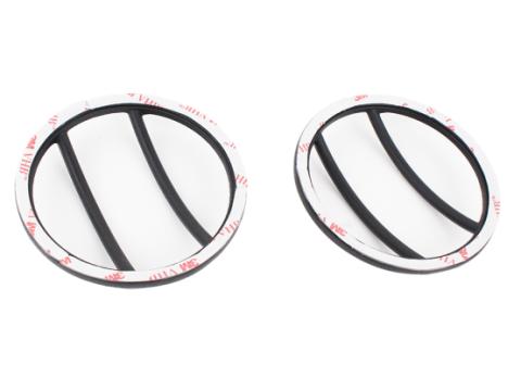 Jeep JK Front Marker Covers Pair 07-18 Wrangler JK Textured Black Kentrol