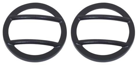 Jeep JK Headlight and Marker Cover Set 6 Pieces 07-18 Wrangler JK Textured Black Kentrol