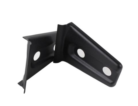 Jeep JK Hood Hinge Overlays Pair 07-18 Wrangler JK Textured Black Kentrol