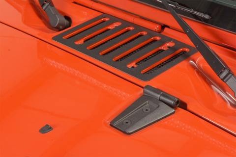 Jeep JK Hood Hinge Pair 07-18 Wrangler JK Textured Black Kentrol