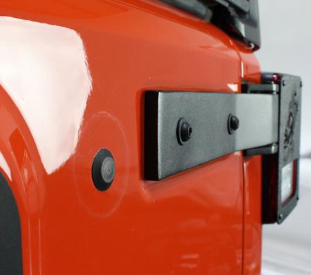 Jeep JK Tailgate Hinge Pair 07-18 Wrangler JK Textured Black Kentrol