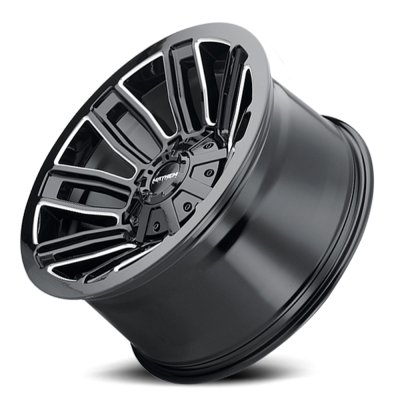 Mayhem Offroad Wheels Decoy 8108 20x9 Milled Spokes Gloss Black 0 Off Set 6 Lug 5 BSM 106 Bore Cast Aluminum