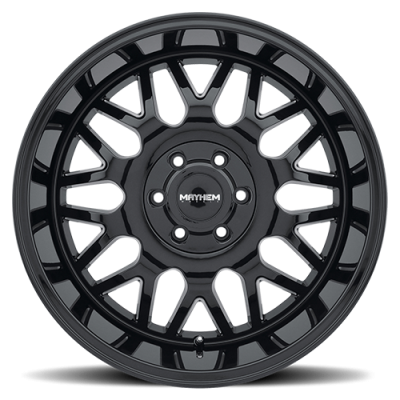 Mayhem Offroad Wheels Tripwire 8110 GB 20x10 Milled Spokes Black -19 Off Set 5 Lug 110 Bore Cast Aluminum