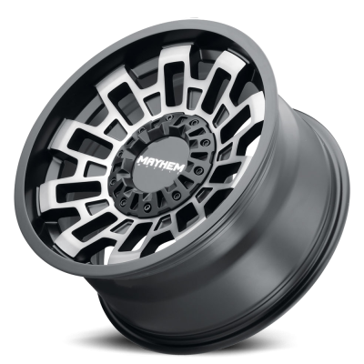 Mayhem Offroad Wheels Cortex 8113 MBM 17x9 Machined Dark Tint Matte Black -12 Off Set 5 Lug 87.1 Bore Cast Aluminum