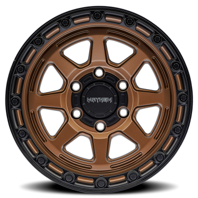 Mayhem Offroad Wheels Ridgeline 8306 BZ 17x8.5 Bronze -6 Off Set 5 Lug 4.51 BSM 78.1 Bore Cast Aluminum