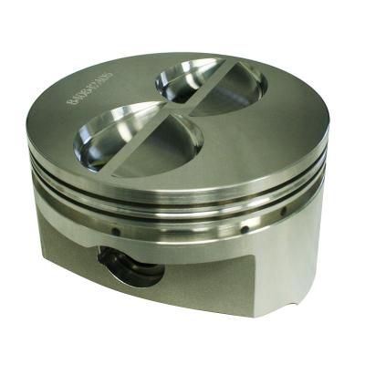 Pro Max Pistons; Chevy 262-400 2618 Forged 4-Valve Relief 23 Flat Top -5.0cc Howards Cams 840642405