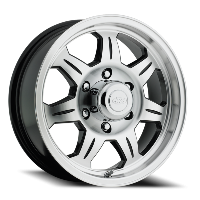 Aluminum Wheels 15x6 Element Trailer 870 Machined Face Black 0 Offset 5 on 114.3 Bolt Pattern 81.03 Bore Raceline