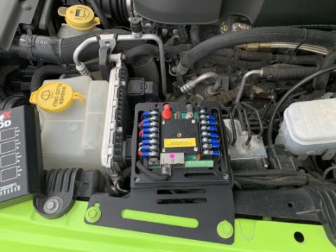 BantamX w/ Green LED Switch panel for JK 2009-2018