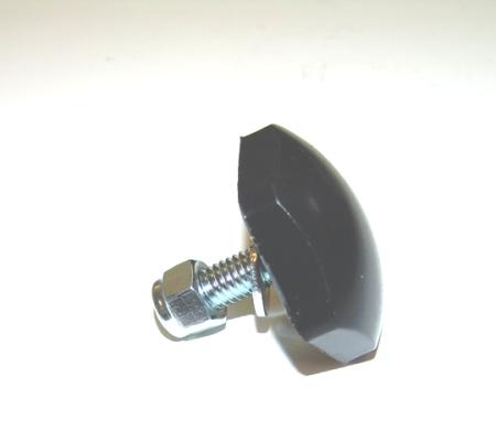 1/2 Inch Tall Bump Stop Polyurethane W/ 3/8 Inch Stud Nut And Washer Ridetech