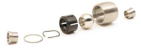 Weld-On R-Joint XL Spacers To Create 9/16 Inch I.D And 2-5/8 Inch Width Ridetech