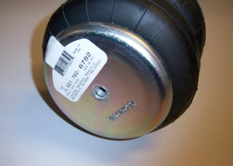 Firestone 6781 Double Convoluted Air Spring 6.5 Inch Diameter W/ 1/4 Inch NPT Port Length Is 3 Inch Minimum 4.5 -5 Inch Ride Height And 7 Inch Maximum Load Capacity Is 2140 LbsAt 100 Psi Ridetech