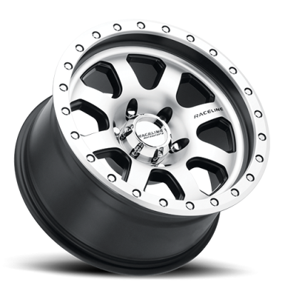 Aluminum Wheels 17x9 Avenger 929M Machined Silver -12 Offset 5 on 139.7 Bolt Pattern 107.95 Bore Raceline