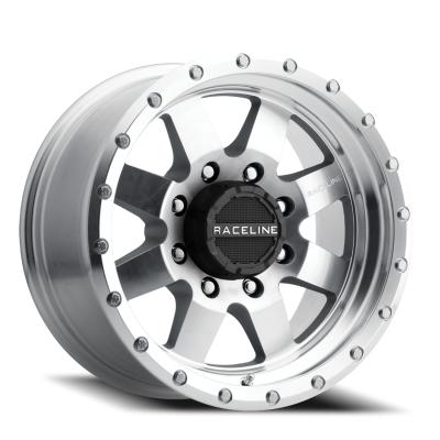 Aluminum Wheels 17x9 Defender 935MC Machined Silver 0 Offset 5 on 127 Bolt Pattern 83.82 Bore Raceline