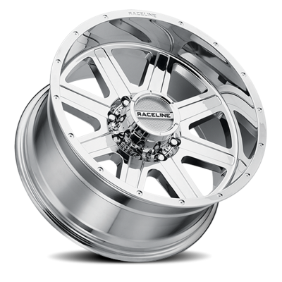 Aluminum Wheels 17x9 Hostage 940C Chrome 0 Offset 5 on 127 Bolt Pattern 78.1 Bore Raceline