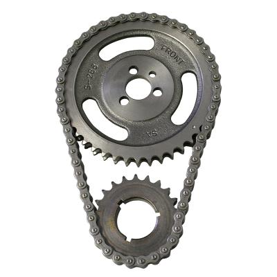 Double Row Timing Chain Set; Chevy 265-400 3-Keyway Howards Cams 94200