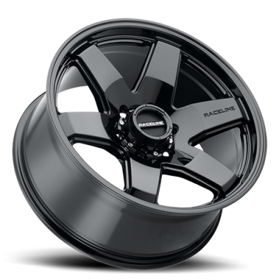 Aluminum Wheels 22x9.5 Addict 942B Gloss Black Multi Spoke 15 Offset 5 on 139.7 Bolt Pattern 106.5 Bore Raceline