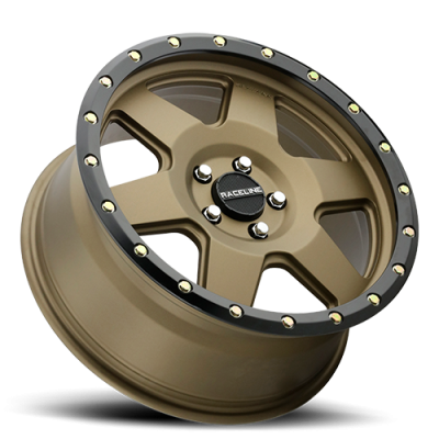 Aluminum Wheels 18x8 Boost 946BZ Satin Bronze 6 Spoke 35 Offset 5 on 110 Bolt Pattern 72.62 Bore Raceline