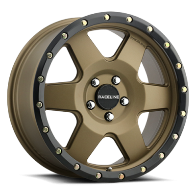 Aluminum Wheels 18x9 Boost 946BZ Satin Bronze 6 Spoke -12 Offset 5 on 127 Bolt Pattern 83.82 Bore Raceline