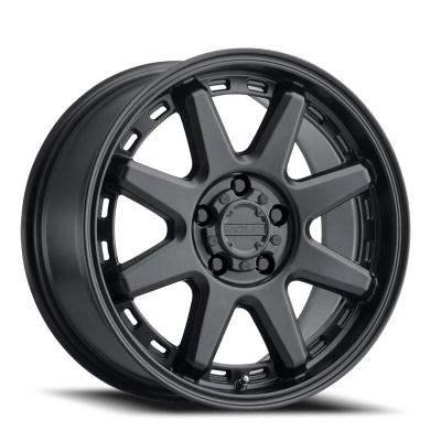 Aluminum Wheels 18x9 Scout 947B Satin Black 0 Offset 5 on 150 Bolt Pattern 110.3 Bore Raceline