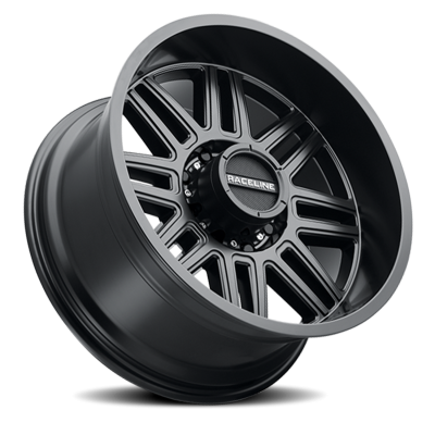 Aluminum Wheels 20x9 Split 948B Satin Black 0 Offset 5 on 127 Bolt Pattern 78.1 Bore Raceline