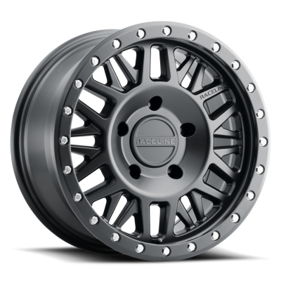 Aluminum Wheels 18x9 Ryno 951B Satin Black 18 Offset 5 on 127 Bolt Pattern 78.1 Bore Raceline