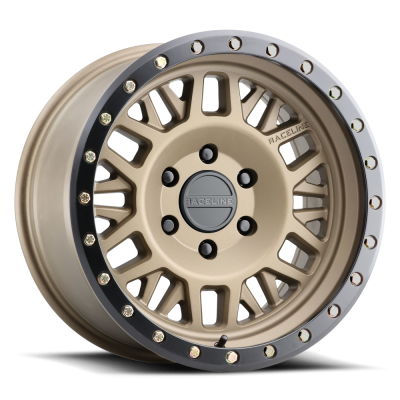 Aluminum Wheels 17x8.5 Ryno 951BZ Textured Bronze Gold 0 Offset 5 on 127 Bolt Pattern 78.1 Bore Raceline