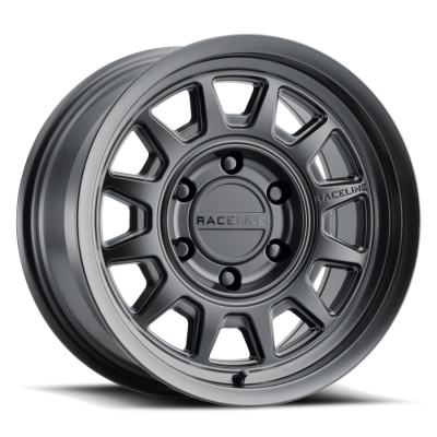 Aluminum Wheels 17x8.5 Aero HD 952B Satin Black 0 Offset 5 on 127 Bolt Pattern 78.1 Bore Raceline