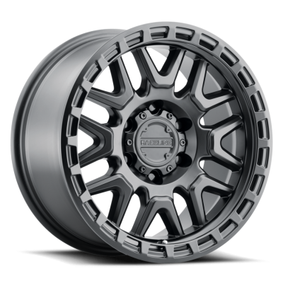 Aluminum Wheels 18x9 Krank 953B Satin Black -12 Offset 6 on 139.7 Bolt Pattern 106.1 Bore Raceline