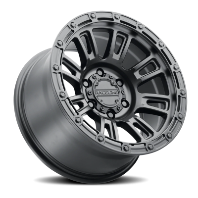 Aluminum Wheels 17x9 Compass 956B Satin Black -12 Offset 5 on 127 Bolt Pattern 78.1 Bore Raceline