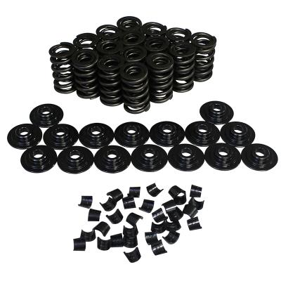 Stock Diameter Performance Dual Valve Spring &amp; Retainer Kit; 1.435 7 Degree Howards Cams 98436-K11