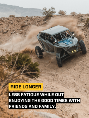 XCR Suspension Seat Black PRP Seats