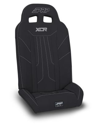 XCR Fold Flat Rear Suspension Seats for Polaris RZR PRO XP4 PRO R4 Turbo R4 Pair Black PRP Seats