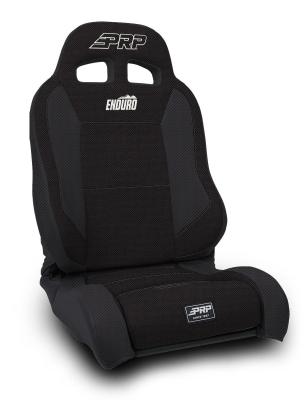 EnduroTrek Reclining Suspension Seat Black Tweed Driver PRP Seats