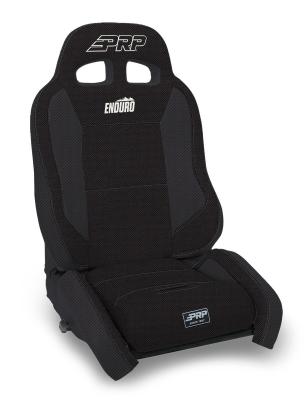 EnduroCrawl Reclining Suspension Seat Black Tweed Driver PRP Seats