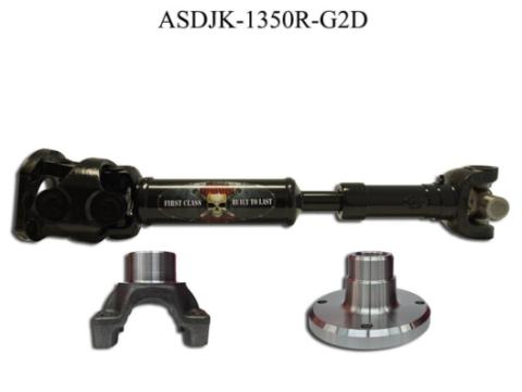 JK Rear 1350 CV Greaseable Driveshaft 2 Door Adams Driveshaft