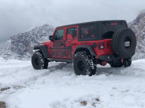 JL Rear 1350 Solid CV Driveshaft 4 Door (Rubicon - Sport - Sahara) Adams Driveshaft