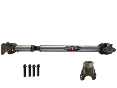 JT Front 1310 Solid CV Driveshaft with Flange (Rubicon - Sport - Overland) Adams Driveshaft