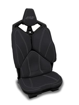 Rear Seat Covers for 2020-2024 Polaris RZR PRO XP4 PRO R4 Turbo R4 Pair Black PRP Seats