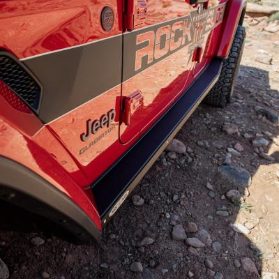 JT Gladiator Side Step Sliders For 24-25 Jeep Gladiator Extensions Sub Part Rock Slide Engineering