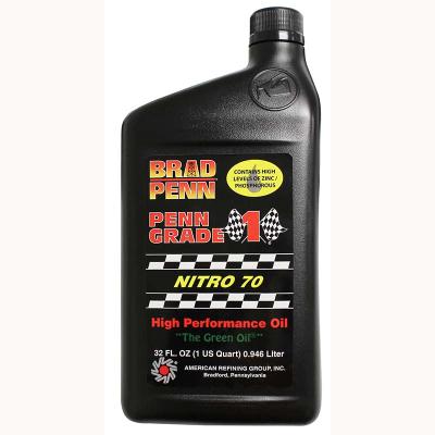 Penn-Grade 1 Motor Oil; 70W Howards Cams BPONITRO70
