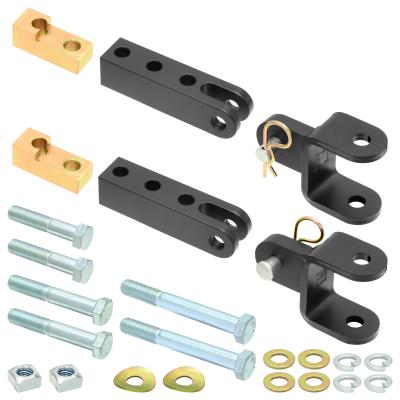 Tow Bar Mounting Kit 97-06 Wrangler TJ/LJ Front Bolt-On Includes Mounting Hardware Works w/Stock/And Most Aftermarket Bumpers For Use w/ CE-9033F RockJock 4x4